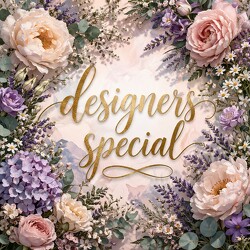 Designers Choice $125 - Soft Pastels, Pinks and Purples Designers Choice $125 - Soft Pastels, Pinks and Purples