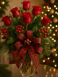Holiday Red Roses Holiday Red Roses